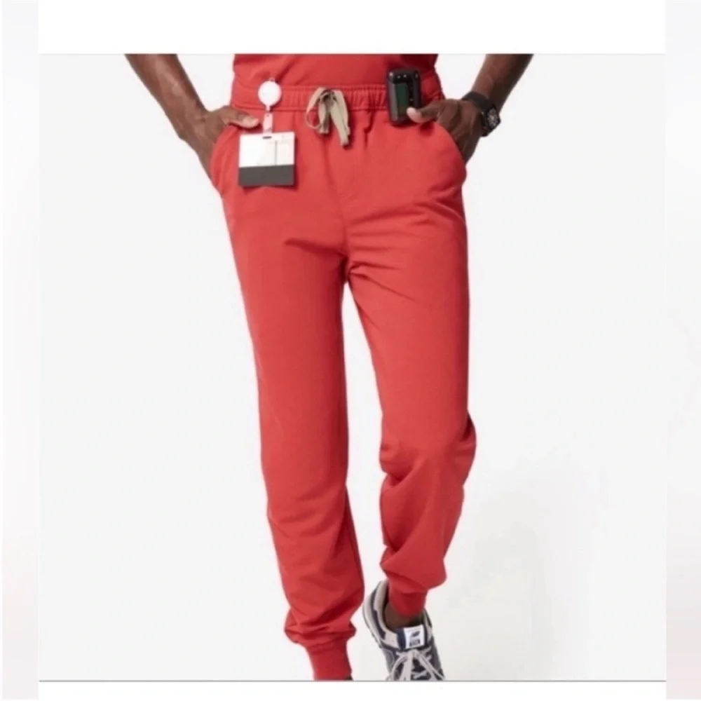 Figs Scrubs Pants Men's Tansen Joggers Scrub Pants Coral Clay size XS Short